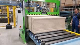 Plasticband Maturi Auto-Strapper - Plywood Sheets