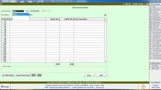 All Journal Entry In Busy Accounting Software Part-1