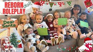 Letters to Santa Reborn ROLEPLAY  Meet my ENTIRE Collection | #reborns #dolls #reborncommunity