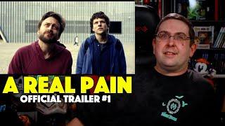 REACTION! A Real Pain Trailer #1 - Jesse Eisenberg Movie 2024