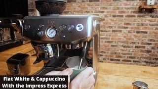 Sage (Breville) Barista Express Impress - Making Cappuccino & Flat White