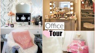 Office Room Tour - Makeup Room Tour - MissLizHeart