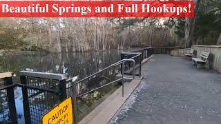 Manatee Springs State Park | Manatee Springs Campground Tour