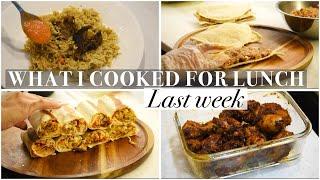 Lunch menu for a week | What I Cooked for Lunch Last Week