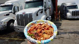 Cooking My Favorite Breakfast inside of my Truck | Chilaquiles Rojos