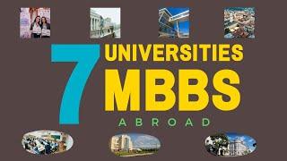 7 Universities Recommended by MBBSDIRECT for MBBS Abroad (2020-21)