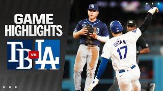 Rays vs. Dodgers Game Highlights (8/23/24) | MLB Highlights