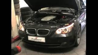 BMW E61 530D on the dyno at Schmiedmann Nordborg after optimizing