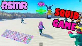ASMR Roblox  Squid Game Obby Relaxing Keyboard Sounds + Gum Chewing Whispering 