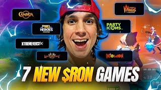 NEW $RONIN PLAY TO EARN GAMES - 7 NEW GAMES : RPGS, SHOOTERS, MMORPGS