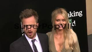 Aaron Paul, Lauren Parsekian at the 'Breaking Bad' The Fi...