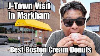 Visiting J-Town in Markham to get my favourite Boston cream pie donut