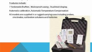 Mi805 pH EC TDS Temp WATERPROOF METER.wmv