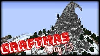 CRAFTMAS DAY 13 - Grinch's Mountain Lair Tutorial!