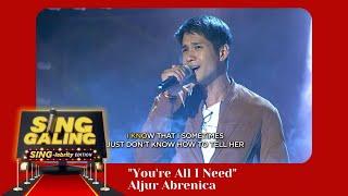 Sing Galing Sing-Lebrity Edition February 5, 2022 | "You're All I Need" Aljur Abrenica Performance