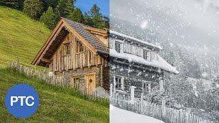Summer To Winter - Snow Photoshop Tutorial