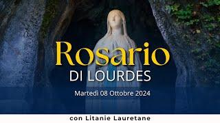 Il Santo Rosario di Lourdes di oggi, Martedì 8 Ottobre 2024, Misteri del Dolore