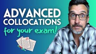 10 ADVANCED COLLOCATIONS YOU NEED TO KNOW! C1 & C2 level vocabulary