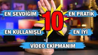 YouTube İçin En İyi 10 Video Ekipmanı | Favori Video Ekipmanlarım