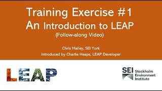 Training Exercise #1: Introduction to LEAP