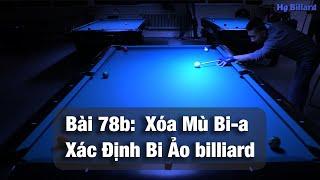 Bài 78b Xóa Mù Bi-a - Xác Định Điểm Bi Ảo billiard