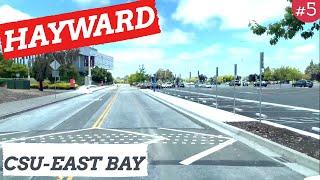 Hayward California - California State University East Bay - Dash Cam - USA