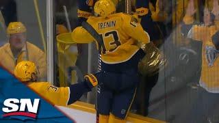 Predators' Filip Forsberg & Yakov Trenin Score Quick Goals In Last Minute To Stun Avalanche