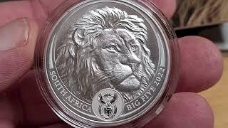 Big 5 Lion South Africa Mint 2022