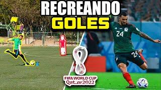 RECREANDO los MEJORES GOLES del MUNDIAL de QATAR 2022 por $10,000 ️ RETOS de FUTBOL EPICOS 