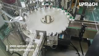 High speed eye drop filling and capping machine