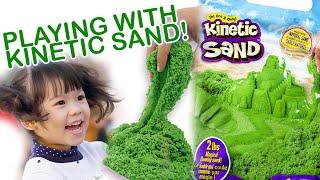 Kinetic Sand is AWESOME! Fun for the Entire Family! And Not Messy