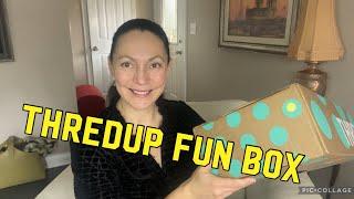 Awesome THREDUP mystery FUN box unboxing! Lots of cool NEW items!