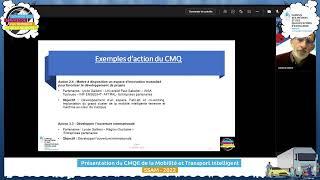 Présentation du CMQE de la Mobilité et Transport Intelligent