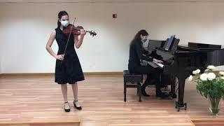 Nicole Razhanskiy plays Wieniawski  Concerto No. 2 Op. 22 , First Movement: Allegro moderato.