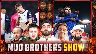 CHELSEA AND ARSENAL DRAW, UNITED SCORE 3, SPURS STUNNED - The Mud Brothers Show Ep 33