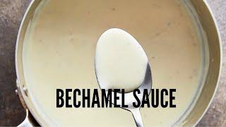 BECHAMEL Sauce Recipe Creamy White Sauce For Lasagne