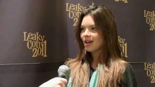 Interview with Scarlett Byrne - Pansy Parkinson in Harry Potter films - at Leakycon