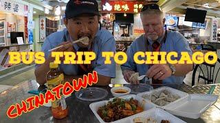 Bus trip to Chicago Museum of Science and industry | The best food court in China Town Chicago