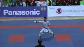 SEA Games 2013 Karate - OJ De los Santos of the Philippines vs Myanmar