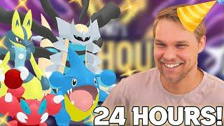 LIVECatching EVERY Shiny Sinnoh Pokemon in 24 Hours | PM7 Event | (Birthday too)