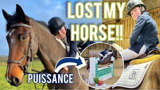 I’VE LOST MY HORSE | Sam takes Banksy to a Horse Show & Jumps the PUISSANCE Class