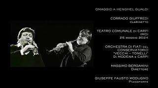 Concerto "Omaggio a Henghel Gualdi" - Corrado Giuffredi, clarinetto solista