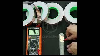 conductivity testing of copper foil tape