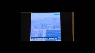 anonymous again hacked the Russian channel and show real footage of war in ukrine #shorts #viral
