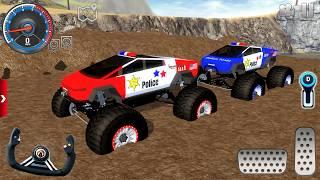 Impossible Police Tesla Driver - Dirt Police Monster Truck #2 Offroad Outlaws - Android GamePlay