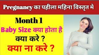 First important month of Pregnancy || Pregnancy का पहला महिना @MatrutvaYatra#viral #pregnancytips