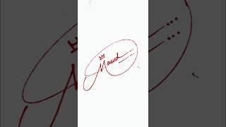 Masud  Name  Signature  || #shorts #youtubeshorts #shortsvideo
