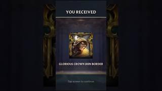 Glorious Crown Jhin Border | Wild Rift