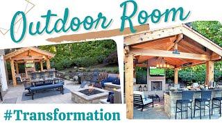 Covered Outdoor Room Transformation