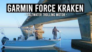 Best Trolling Motor Features for Saltwater Fishing! (Garmin Force Kraken)